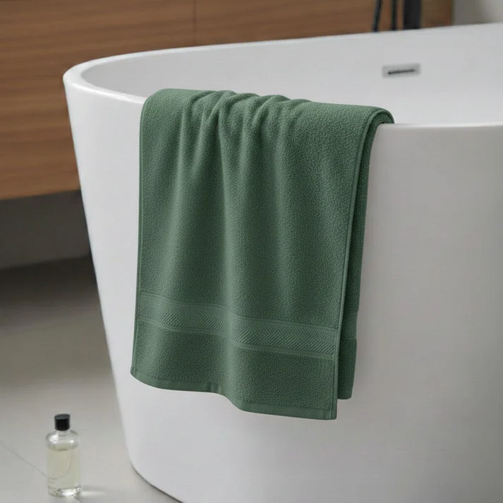 1 PC Bath Towel-Green